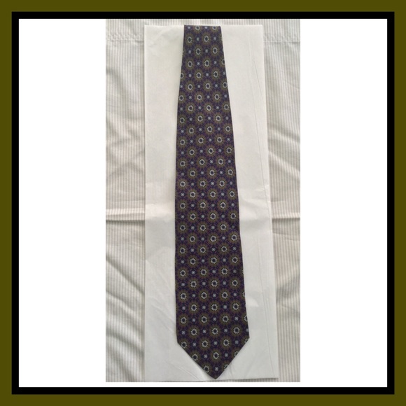 Giorgio Armani Cravatte medallion print silk tie - Picture 4 of 6